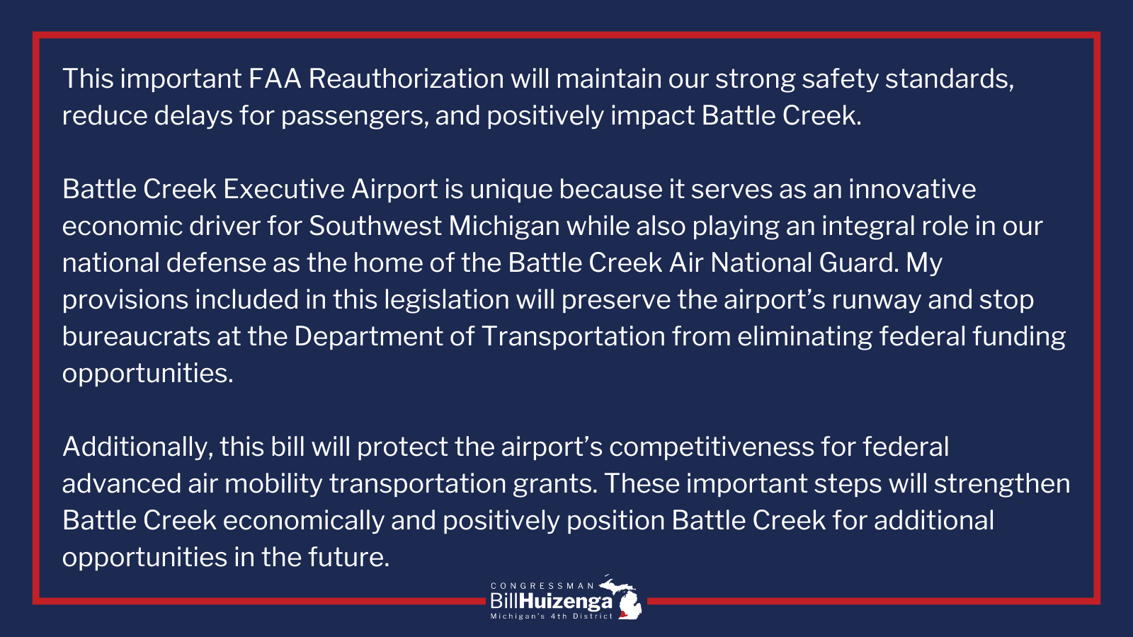 FAA Statement